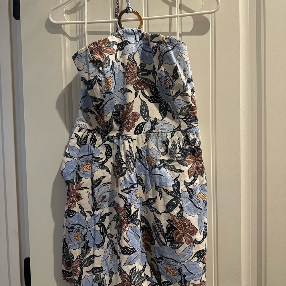 Old Navy Floral Strapless Romper